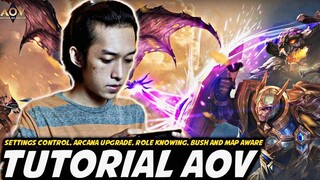 Tutorial AOV: Settings Control, Arcana Upgrade, Role Knowing - Arena of Valor