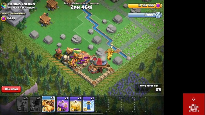 Đột Kích Kinh Đô - Chế độ chơi MỚI -  Kinh Đô Hội Clash of clans - Phần 2 #game