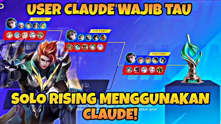 CARA BERMAIM CLAUDE SAAT KAMU SOLO TANPA PARTY! AUTO WINSTREK!