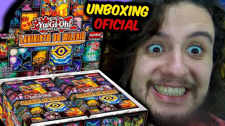 🔴 YU-GI-OH ! LABIRINTO DO MILENIO - UNBOXING OFICIAL 🔴