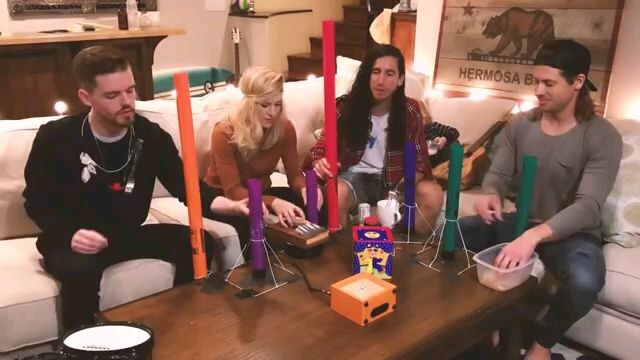 best cover of shape of you with weird instrument