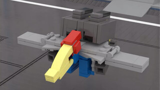 Starcreamer's work, a building block robot dinosaur flying dart