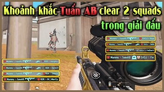 PUBG Mobile | Khoảnh khắc Tuấn AB một mình clear 2 team trong giải đấu