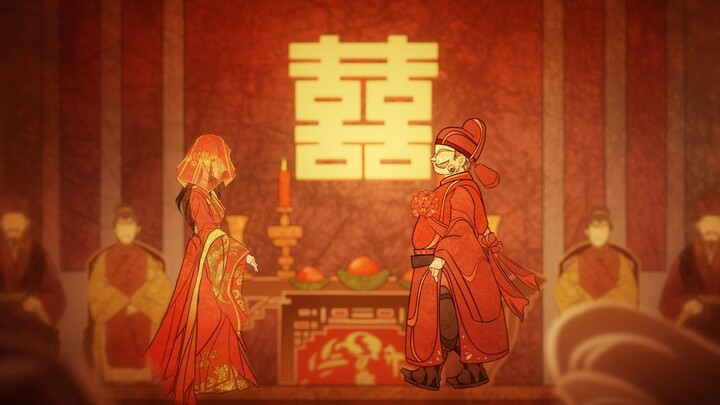 "The suona blows away the joy filling the sky, yet it can't dry the tears on someone's face." [Cry o