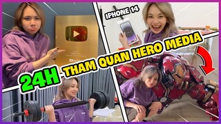 Ruby Thử Thách 24h Tham Quan " CÔNG TY HERO MEDIA " Cực Kì Xịn !!!