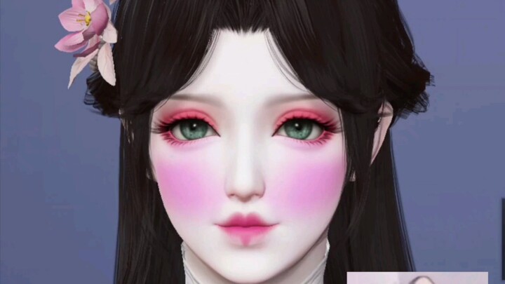 The original female group of "Mortal's Journey to Immortality" has AI face-pinching in the mobile ga