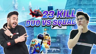 23 KILLS DUO VS SQUAD DI RANK ACE !! EHH TAPI KOK KAYA BEGINI . . . - PUBG MOBILE INDONESIA