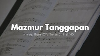 Mazmur Tanggapan Minggu Biasa XXV Tahun C - cover by JenniferOdelia