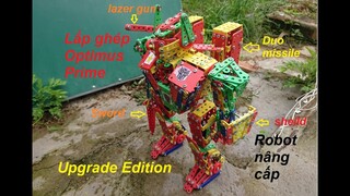 Lắp ghép robot Optimus Prime phiên bản nâng cấp ( upgrade version )