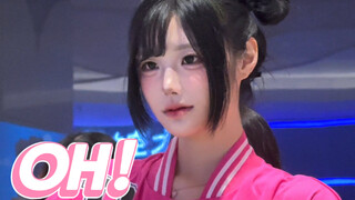 เชียร์ลีดเดอร์เกาหลีมาแล้ว! ชุดเบสบอลสีชมพูต้องคลาสสิกแน่ๆ Girls' Generation-OH! โชว์ลีดเดอร์ หลิน ย