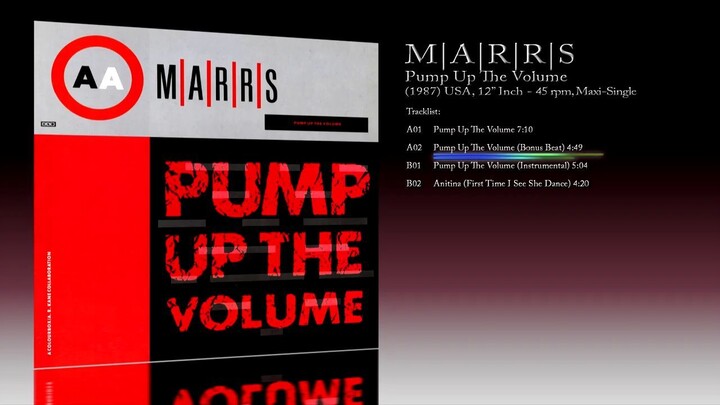 MARRS (1987) Pump Up The Volume [12' Inch - 45 RPM - Maxi-Single]