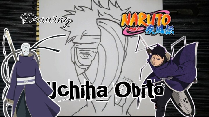 SPEED DRAWING Uchiha Obito anime Naruto Shipuden