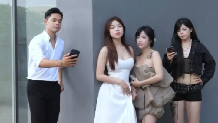 Lovely couple and best friend, short funny video