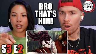 THERE IS A CONNECTION HERE! | Demon Slayer Reaction S3 Ep 2