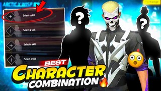 🔥OVERPOWER CHARACTER SKILL COMBINATION FOR CS-RANK IN GARENA FREE FIRE || FIREEYES GAMING