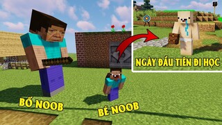 NGÀY ĐẦU TIÊN BÉ NOOB ĐI HỌC BỊ BẮT NẠT 😨 BỐ NOOB ĐÃ LÀM GÌ ? *BỐ CON NHÀ BÉ NOOB