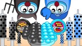 [Awesometoon] Black VS Blue Color Food Challenge