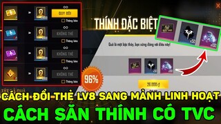 Cách Săn Thính OB27 Có Thẻ Vô Cực Ngon - Cách Đổi Thẻ LV8 Lấy Mảnh Linh Hoạt Free Fire | THI BLUE