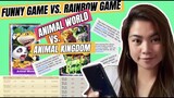 FUNNY GAME ANIMAL WORLD UPDATED TRICKS PART 4 + FUNNY GAME VS RAINBOW GAME REVIEW