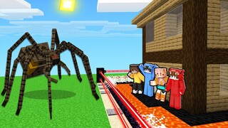 Araña Mutante vs La Base Más Segura de Minecraft!