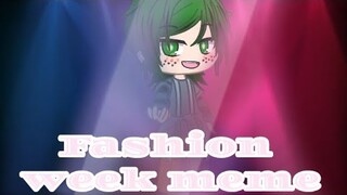 Fashion week meme bnha deku (gacha club)