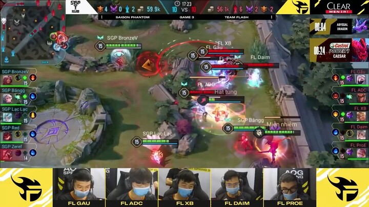 Sức mạnh của tình anh em - Saigon Phantom vs Team Flash p3