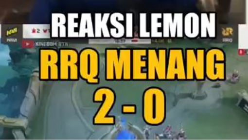 REAKSI LEMON, RRQ 2 - 0 NAVI MPL ID S16
