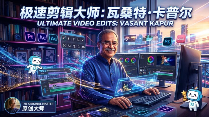 Ultimate Video Editing Showcase | Vasant Kapur 视频剪辑大师作品集.
