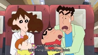 Crayon Shinchan - Ketegangan Didalam Shinkanshen (Sub Indo)