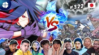 🔥 MADARA Vs Shinobi Alliance 🔥😱 Reaction Mashup 🇯🇵 Shippuden 322 [ナルト 疾風伝] [海外の反応]