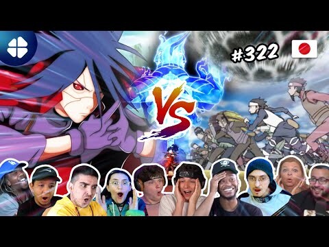 🔥 MADARA Vs Shinobi Alliance 🔥😱 Reaction Mashup 🇯🇵 Shippuden 322 [ナルト 疾風伝] [海外の反応]