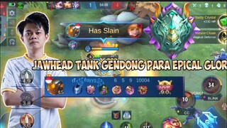 JAWHEAD TANK THE NEXT RRQ VYN GENDONG EPICAL GLORY. HYPERNYA AFK? 4 VS 5 TETAP GASS - MOBILE LEGENDS