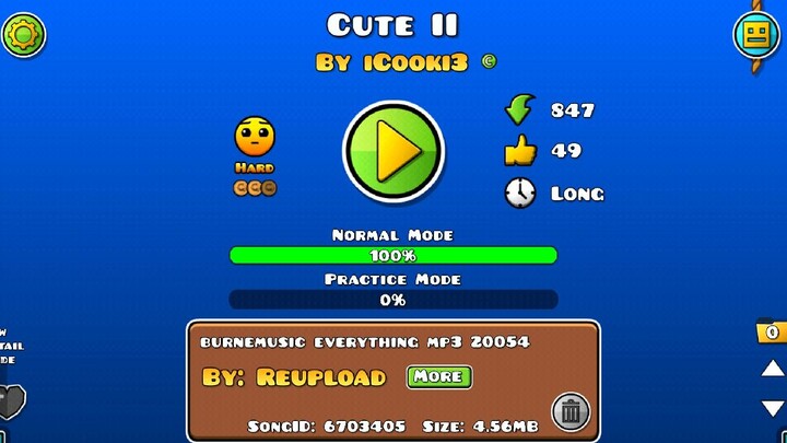 "CuTe 2" by iCook13 GeometryDash[2.2]