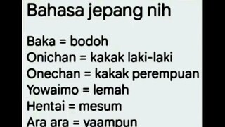 bahasa jepang dari anime