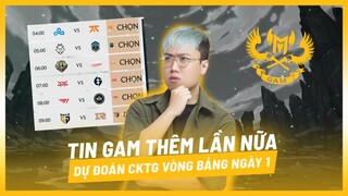 (Talkshow) Niềm tin vào VCS của Lu là bất diệt - Dự đoán CKTG vòng bảng ngày 1 [Hoàng Luân]