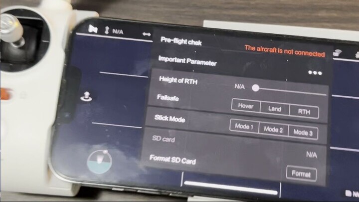 Fimi 2022 X8 does not connect and also does not recognize the SD card