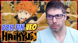 Por fin veo HAIKYUU 💥 ¿Qué me está pareciendo? | Opinión, primeras impresiones