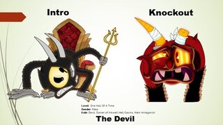 Cuphead ALL INTROS and KNOCKOUTS of ALL BOSSES DLC, Inkwell Isle 1,2,3,4, Inkwell Hell, King's Leap
