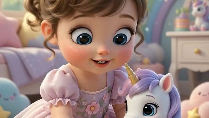 Little Fairy Giggles is Flying! 🧚‍♀️✨ My Unicorn Friend is With Me 🦄 | 超可爱小仙女飞行