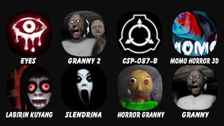 Horror Games (Granny 2 + SCP + Slendrina + Horror Granny) & Granny Full Gameplay