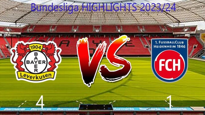 Bayer 04 Leverkusen vs 1. FC Heidenheim (Matchday 5, Bundesliga 2023/24)