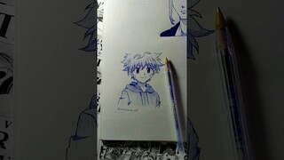 رسم كيلوا من انمي Hunter x Hunter 😍 خطوة بخطوة ..كيف ترسم كيلوا من انمي القناص 🍯. الشخصية القادمة 🤔!