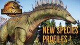 NEW SPECIES PROFILE! - Amargasaurus in Jurassic World Evolution 2