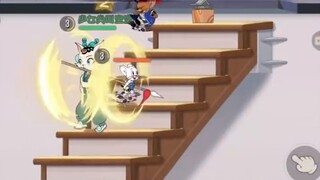 Tom and jerry mobile game: new cat character ruyu fights red warm in actual combat...