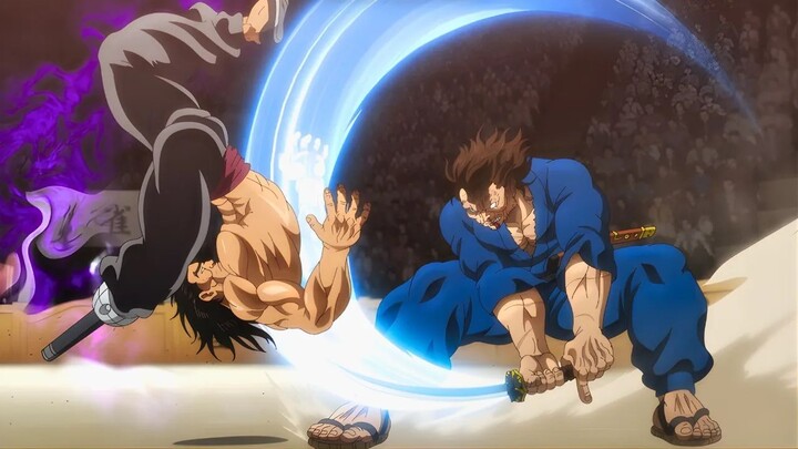 Miyamoto Kills Retsu Retsu Kaioh vs Miyamoto Musashi fight 「AMV Baki-Dou The Inv