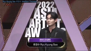 vietsub Ryu Kyung Soo giành giải Scene Stealer tại ‘2022 Asia Artist Awards’