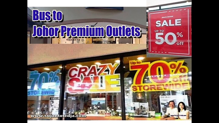 Bus to Johor Premium Outlets Only RM 4.50