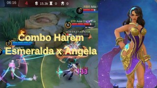 Combo Harem Esmeralda Hyper x Angela Auto Bantai Player Left Of Down