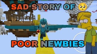 I HELP A POOR NEWBIE IN ||BLOCKMANGO|| ||BEDWARS||