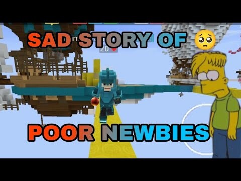 I HELP A POOR NEWBIE IN ||BLOCKMANGO|| ||BEDWARS||